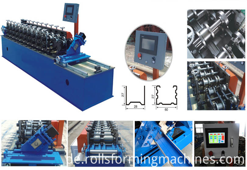 Metallbolzen Produktionslinien Trockenbau Profil Profiliermaschinen Metal Studs Production Lines Drywall Profile Roll Forming Equipment